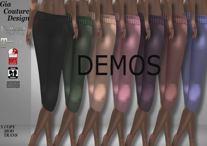 "GCD" Ally Yoga Capris DEMOS