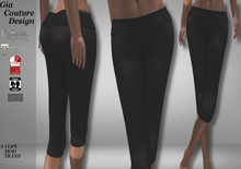 "GCD" Ally Yoga Capris Black