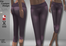 "GCD" Ally Yoga Capris Purple