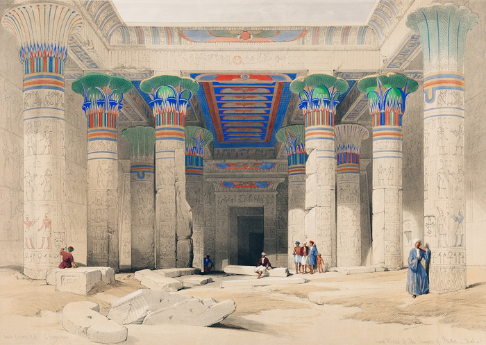 Grand Portico of the Temple of Philae on banner 1 LI (no trans)