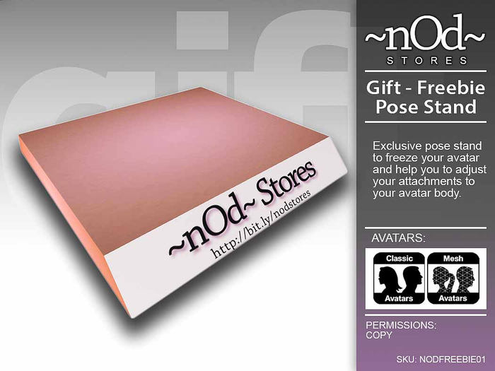 ~nOd~ Exclusive Pose Stand - Gift / Freebie