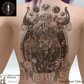 WL-Full Moon Taurus Bom Tattoo-Maitreya