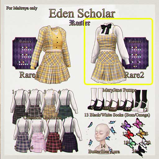 {Rosier} / Eden Scholar / RARE2