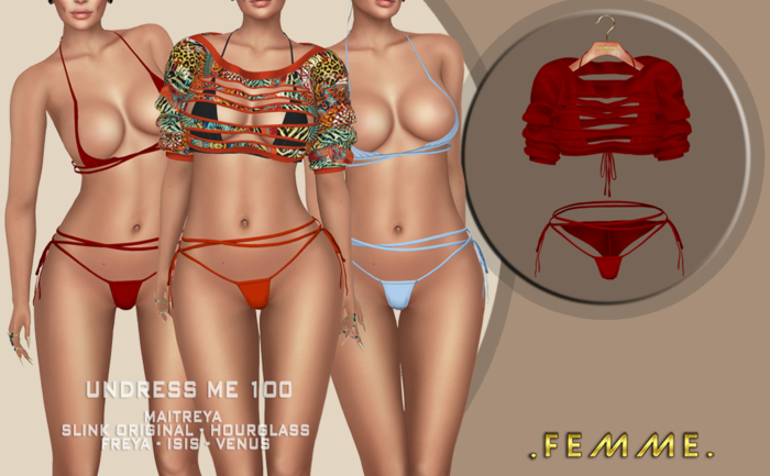 [FM] UNDRESS ME 100 RED 