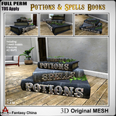Full Perm Mesh Potions & Spells Books