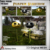 FC- FP Mesh Pumpkin Scarecrow
