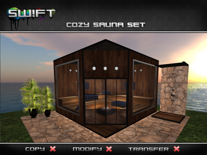 -SWIFT-  Cozy Sauna Set - 131 High quality animations