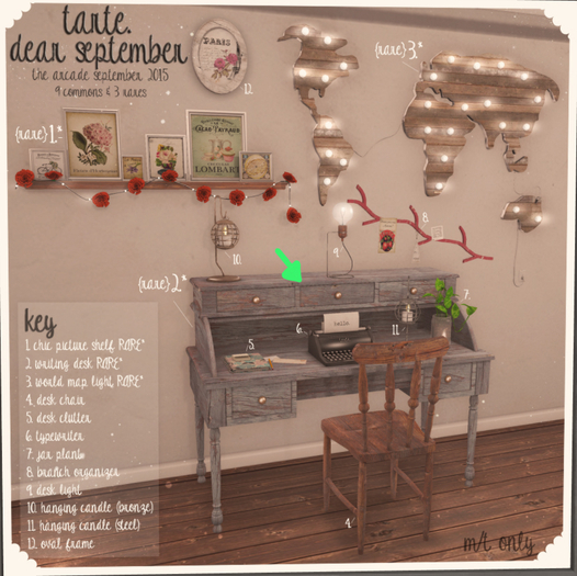tarte. writing desk RARE