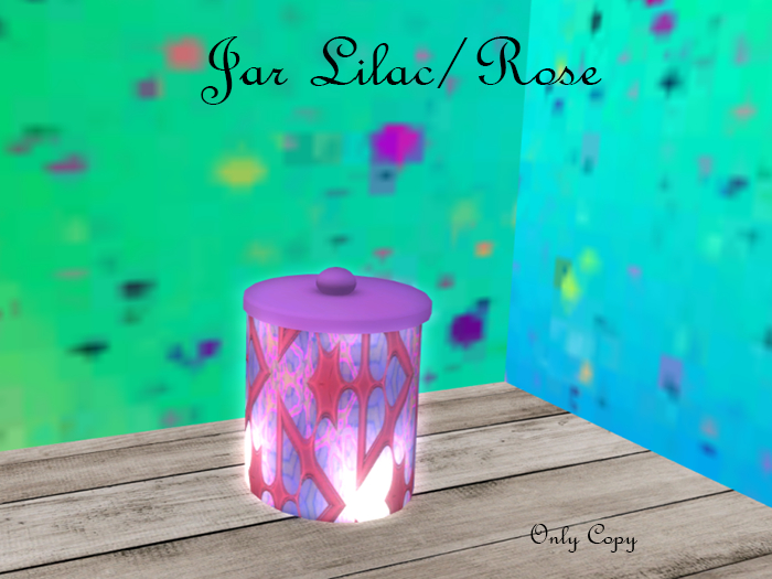 *CMSR* Jar (lilac/ rose)