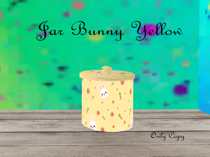 *CMSR* Jar (bunny yellow)