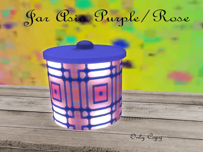 *CMSR* Jar (Asia purple/rose)