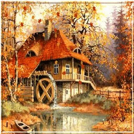 ART ANIMATION WATER WHEEL FANTASMAGORIA BY FLAME