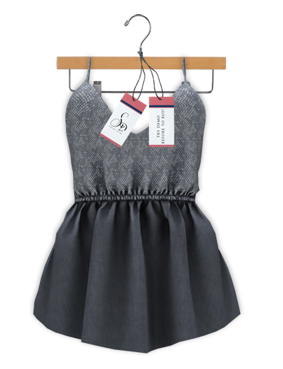 SENTINUS - Bona Dress DENIM GREY
