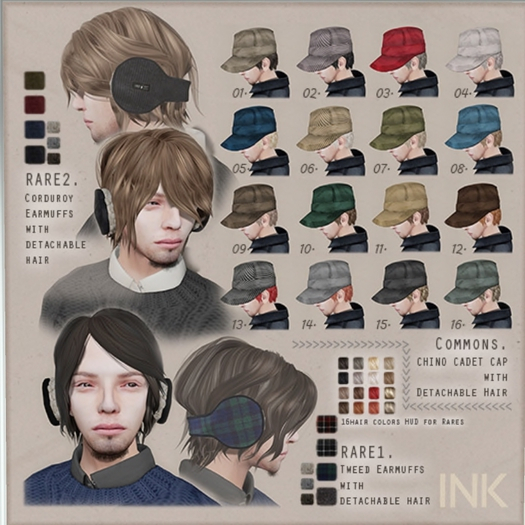 [INK] CHINO CADET CAP :Roots-15
