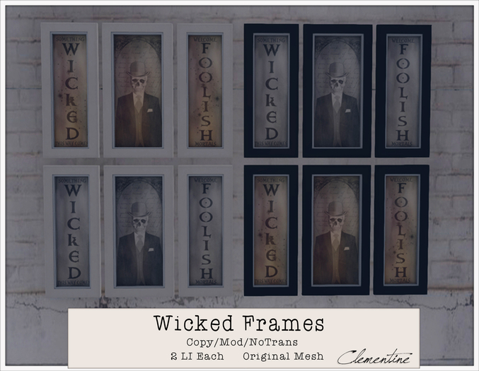 .Clementine. Wicked Frames