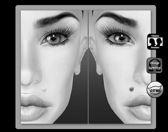 [beauty mark ] Catwa Mesh Head Appliers [hud] DEMO