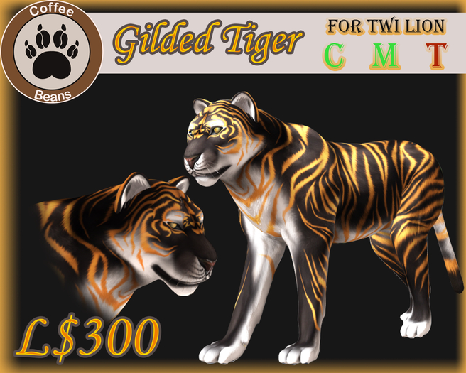 {Coffee Beans} Gilded Tiger TWI Lion *REZ ME*