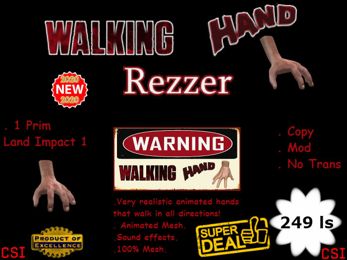 Walking Hand Rezzer (box)