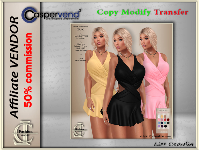 LC Affiliate Vendor - Zuki Dress [8 vendors]