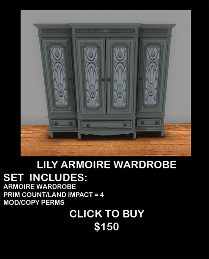 Lily Armoire Wardrobe