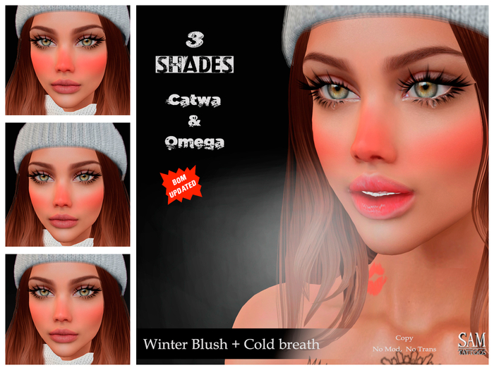 [SAM TATTOOS] WINTER BLUSH + COLD BREATH