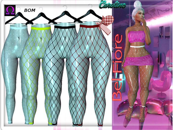 :::BEL FIORE:::CAROLINE FISHNET BOM - OMEGA