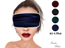 Blindfold Mask with Pearls + Hud (4)