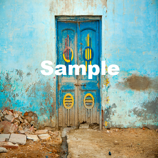 Asia Blue Door 1a