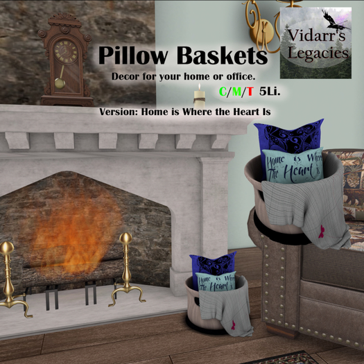 [Vidarr's Legacies] Pillow Baskets - Home is Where(boxed)
