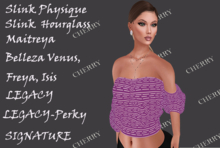 Cherry-Blouse purple
