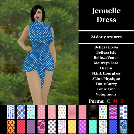 CDKC.10117323 - Jennelle Dress - dots