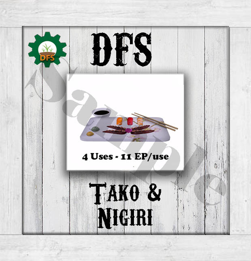 THF WHITE DFS Tako %26 Nigiri