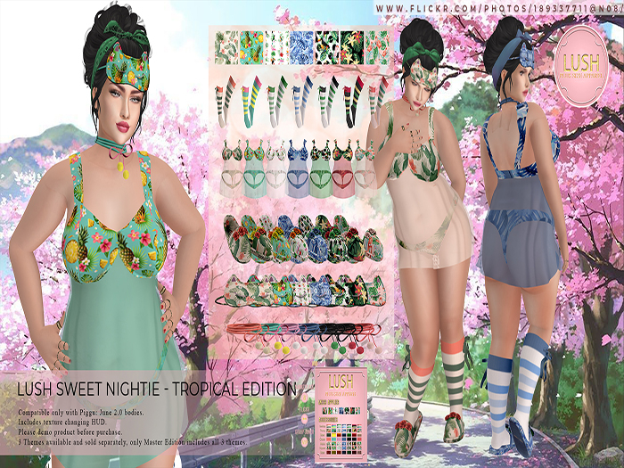 LUSH Sweet Nightie - Tropical Theme Set [Add]