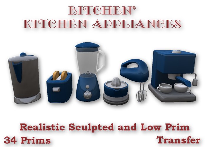 Bitchen' Kitchen Appliances Teal