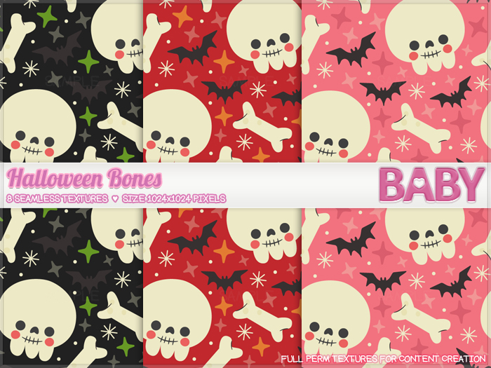 :*BC*: TEXTURES Halloween Bones