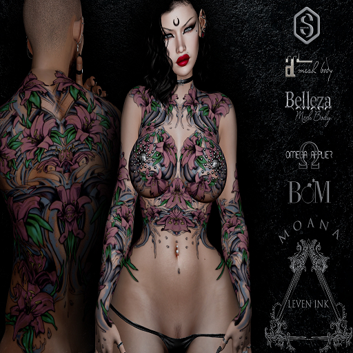 Leven Ink Tattoo - Moana Purple