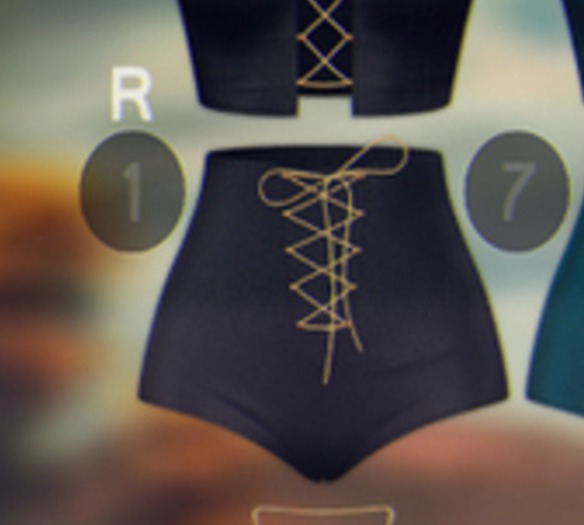 #1 - CHAIN - Wild Shorts - Maitreya - black - RARE 