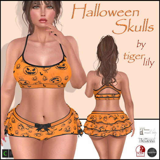 Tigerlily Designs: Halloween Skulls
