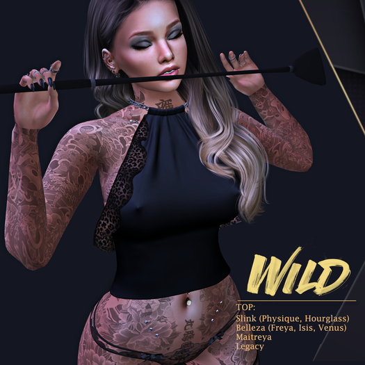 ! Black Swan ! Wild top - black