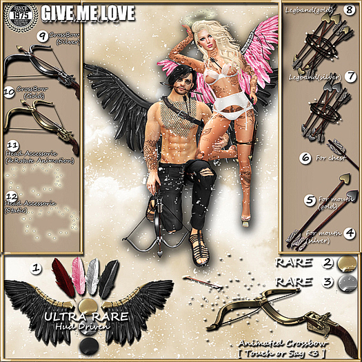 [Since 1975] - Givemelove -Crossbow (Silver) RARE