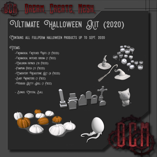 D.C.M  Ultimate Halloween Pack FP 2020