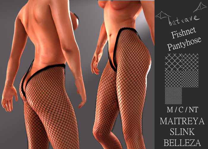 32 batcave - fishnet pantyhose