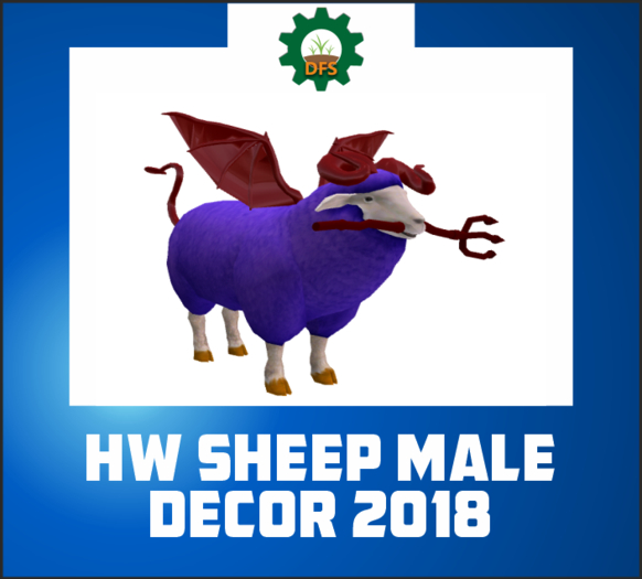 DFS HW SHEEP MALE - DECOR 2018 (texture)