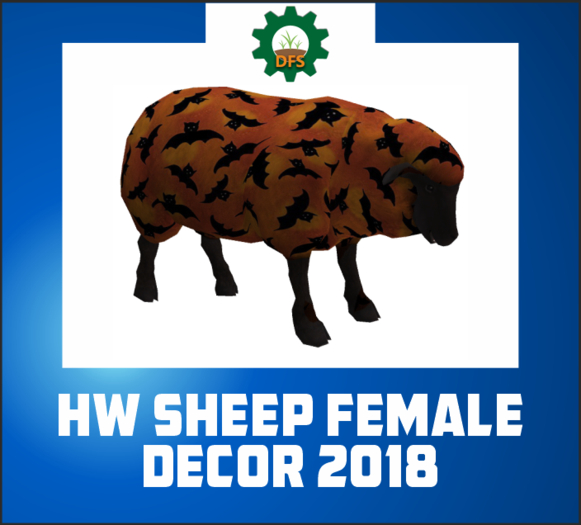 DFS HW SHEEP FEMALE - DECOR 2018 (texture)