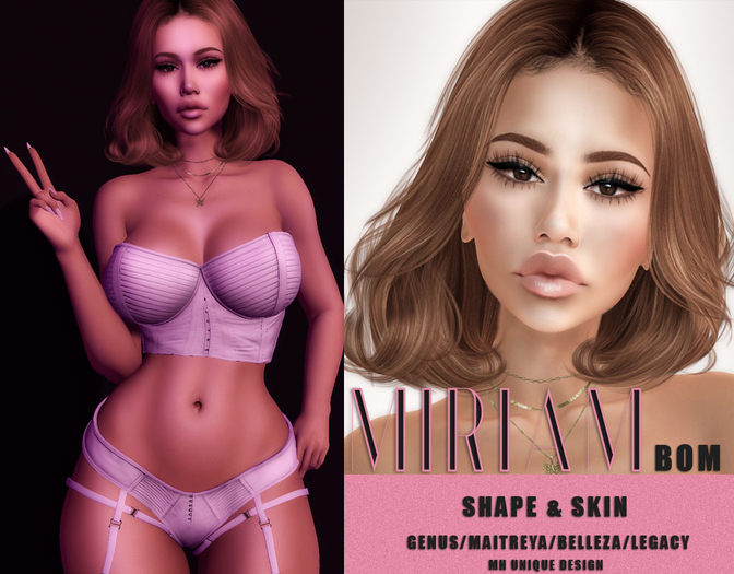  MH-Miriam Skin BOM & Shape Genus Clasic, Maitreya, Belleza, Legacy