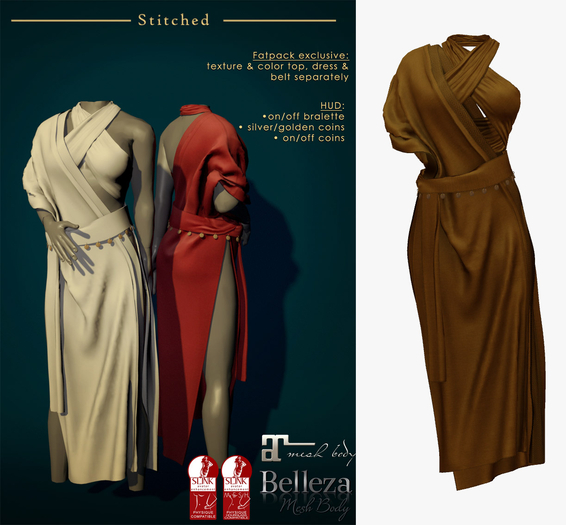 (Stitched) Hazel - Golden