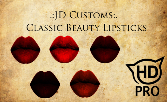 .:JD Customs:. Classic Reds Lipsticks DEMO