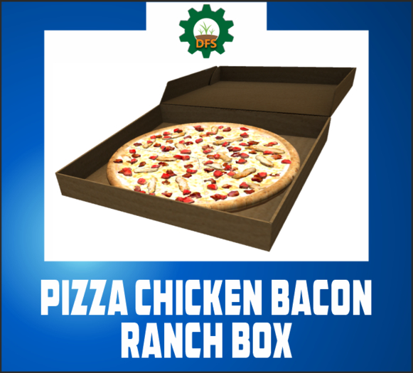 DFS PIZZA CHICKEN BACON RANCH BOX (texture)