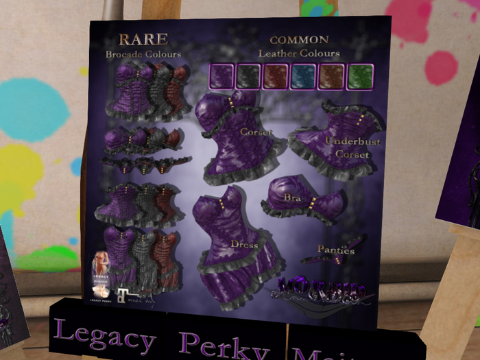 'MORBID MAUSOLEUM Amelinda Bra MT - Onyx Leather - COMMON'