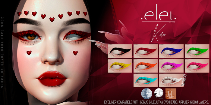 .E l e i. - Kora (Eyeliner) / FATPACK